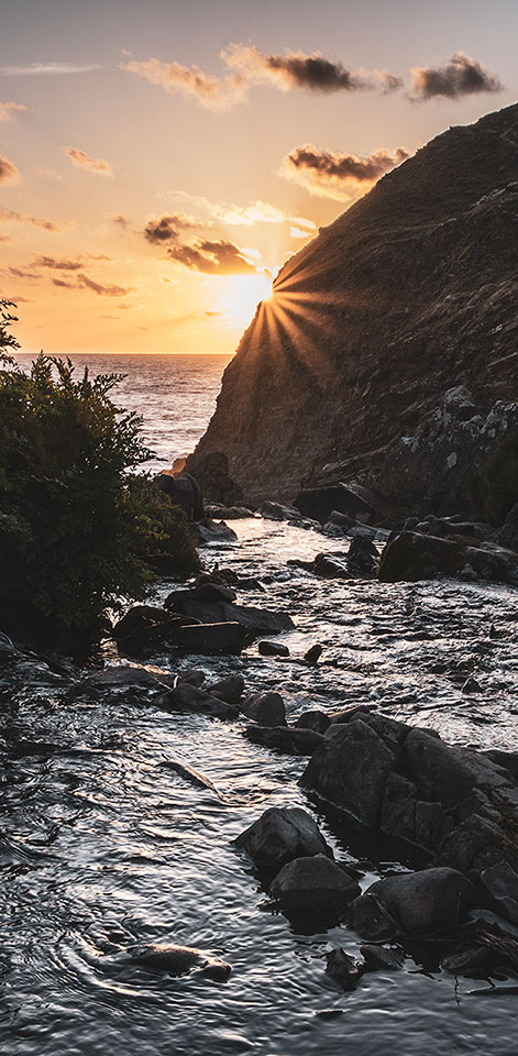 Sonnentuntergang Cornwall